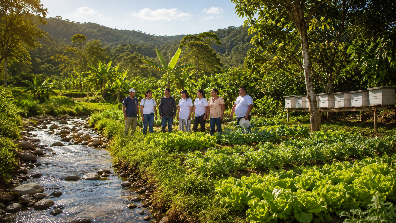 Agua, producción sostenible y medios de vida resilientes
